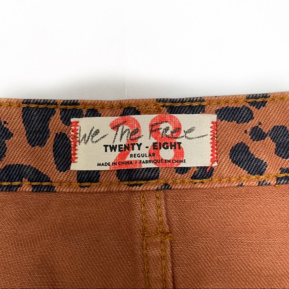 FREE PEOPLE PINEAPPLE COMBO JEAN SKIRT - Picture 3 of 3